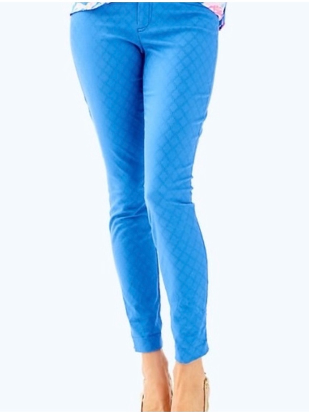 Lilly PulitzerStyle: Kelly textured skinny ankle pants